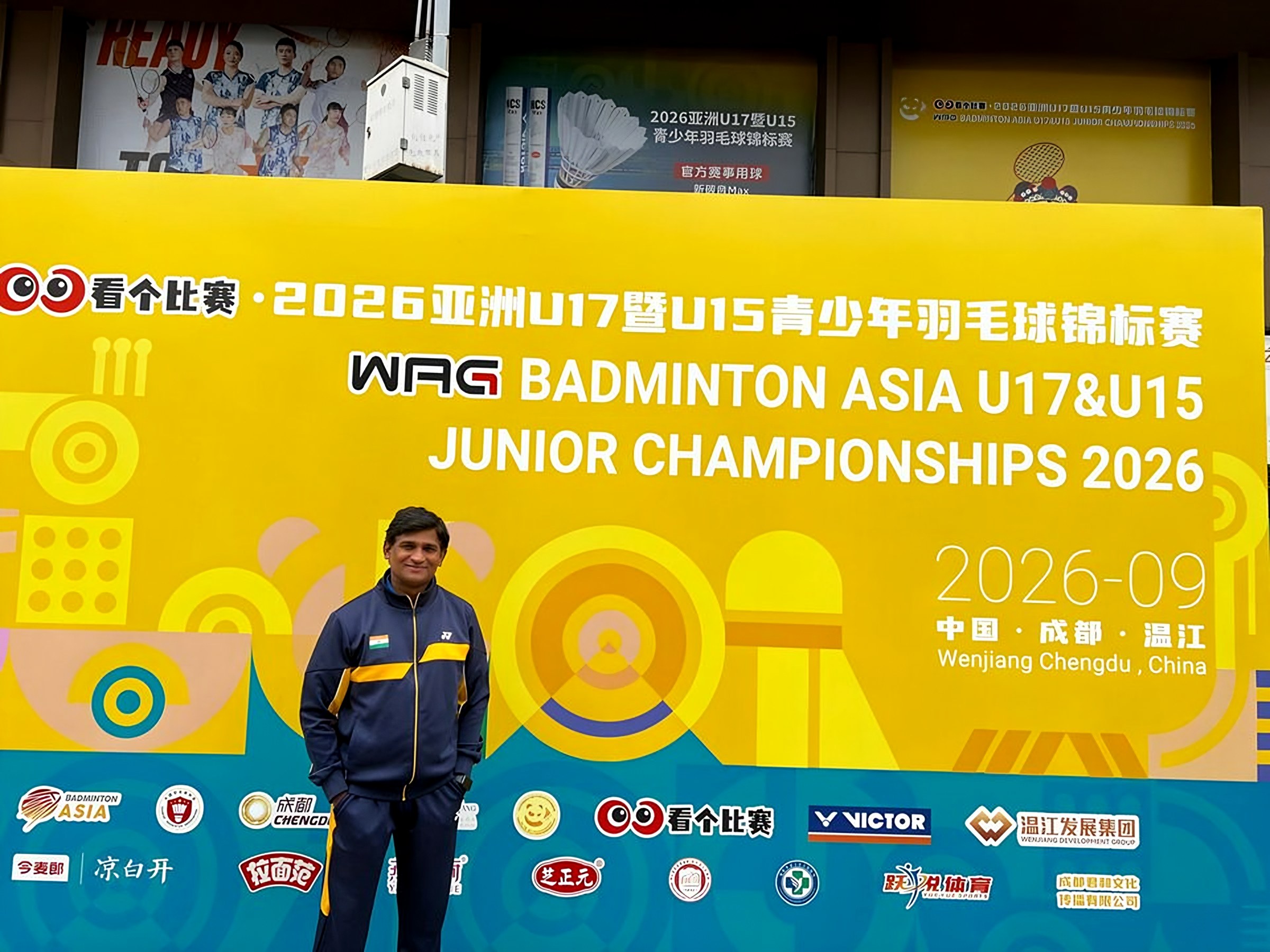 Lomada Raju at the Badminton Asia U17 and U15 Junior Championships 2026, Chengdu